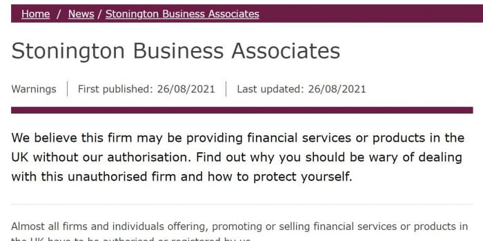 Stonington Business Associates Review