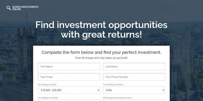 Search Investments Online Review