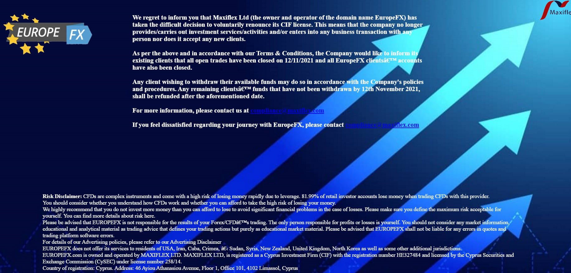 EuropeFX Review
