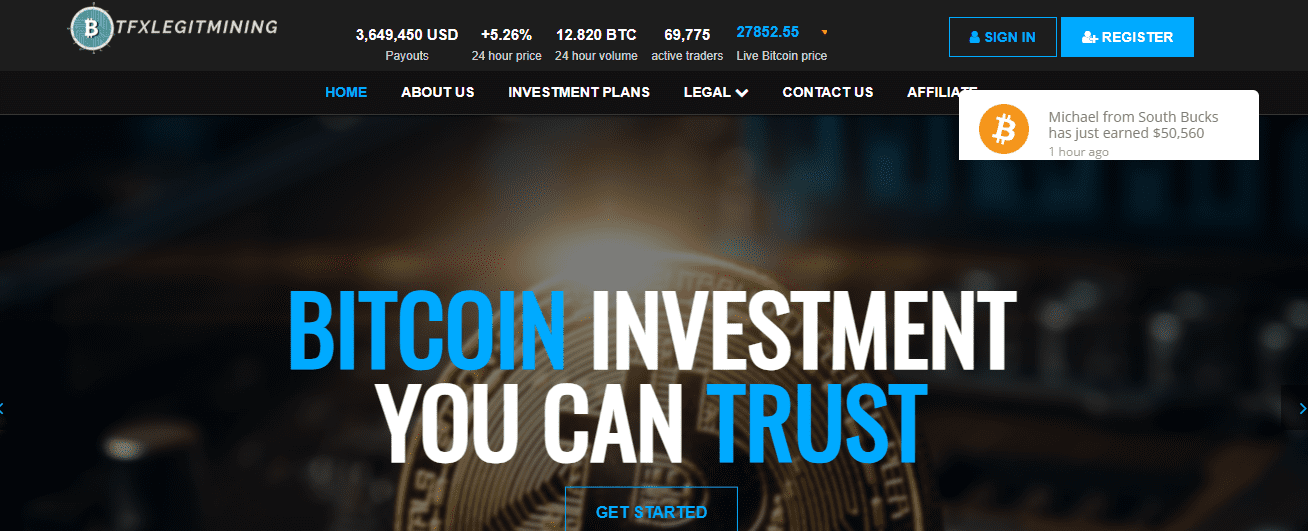 Tfxlegitmining Review