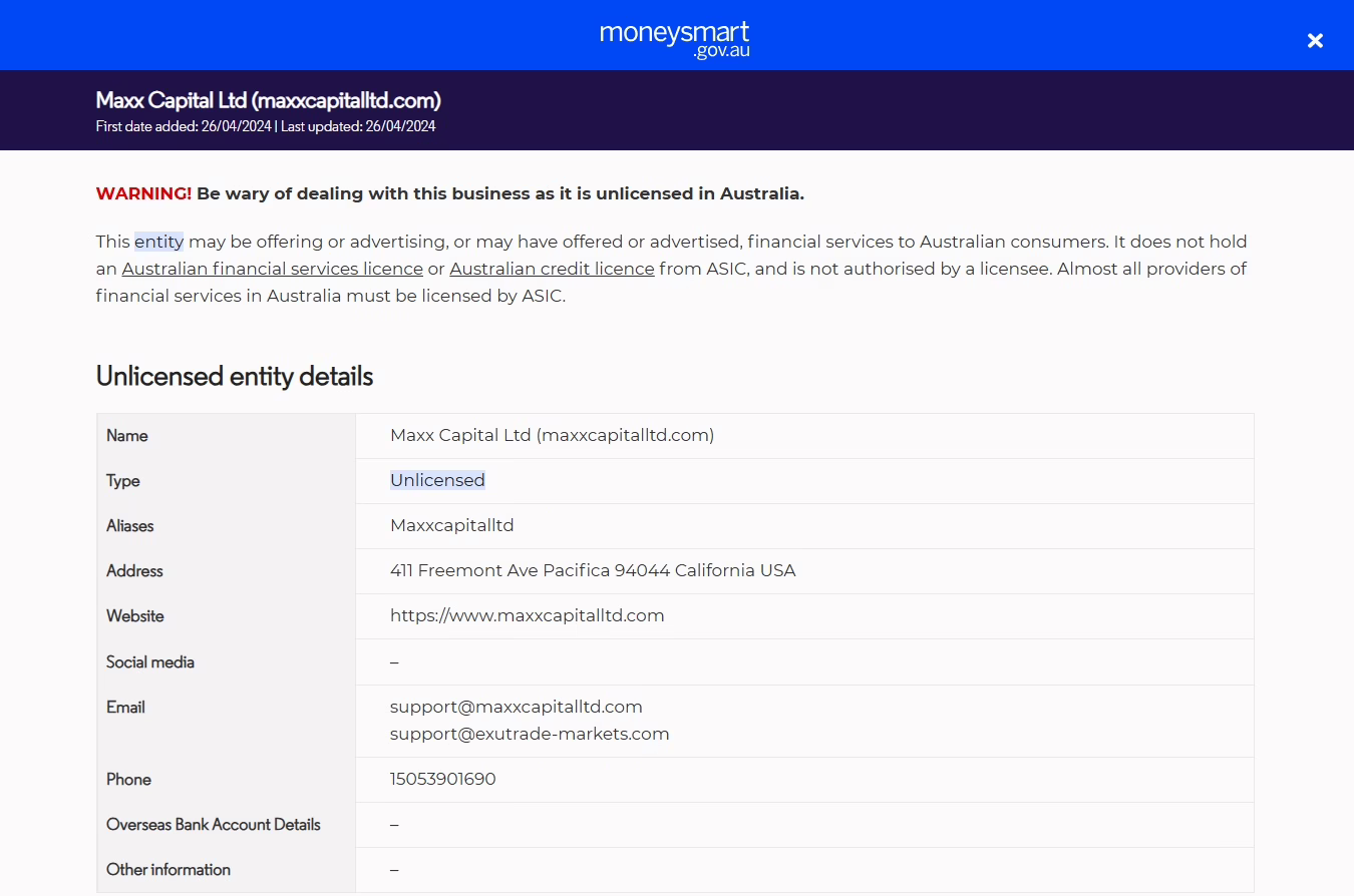 Investor-warning-Maxx-Capital-Ltd-maxxcapitalltd-com