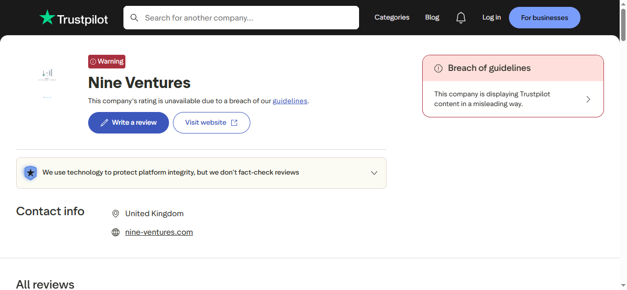 Nine Ventures Reviews 