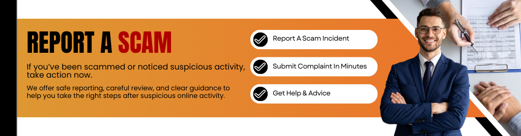 Report Scam - Report Financial scam online
